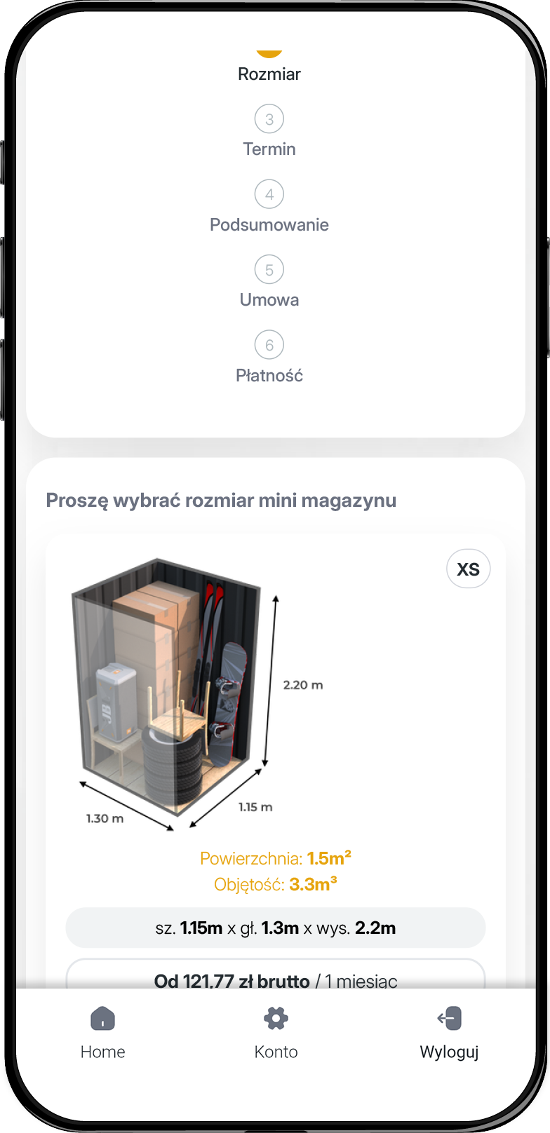 Aplikacja HDBOX - KROK 3 - Wybierz box